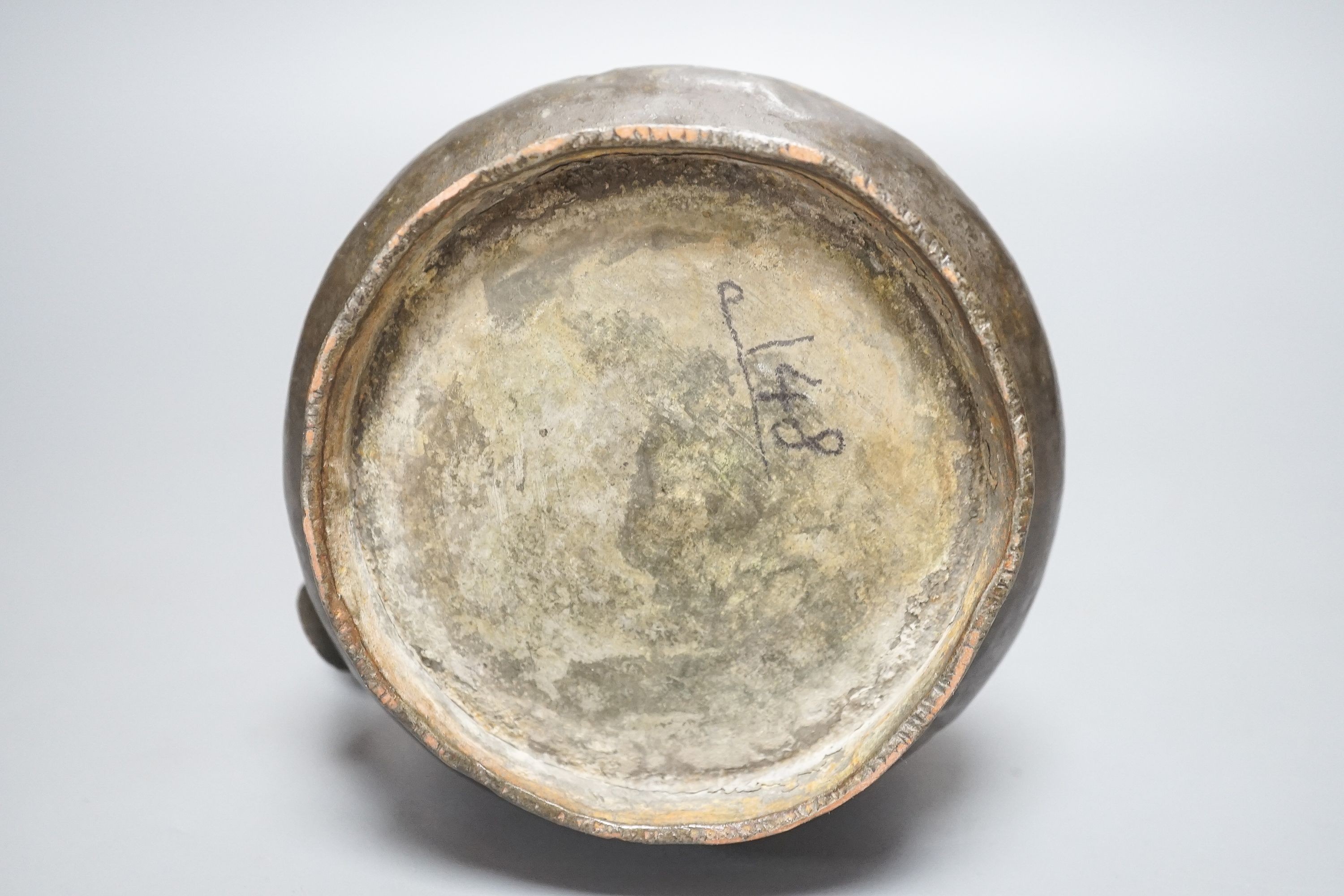 A Greek Orthodox Church ecclesiastical cup, inscribed 1770 12cm